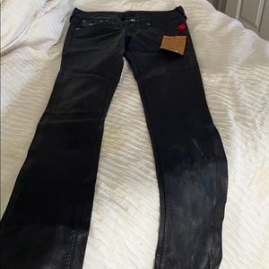 Brand new True religion leather pants